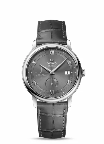 Omega De Ville Prestige Co-Axial 39.5 Power Reserve Stainless Steel / Vintage Grey 424.13.40.21.06.001 (42413402106001)